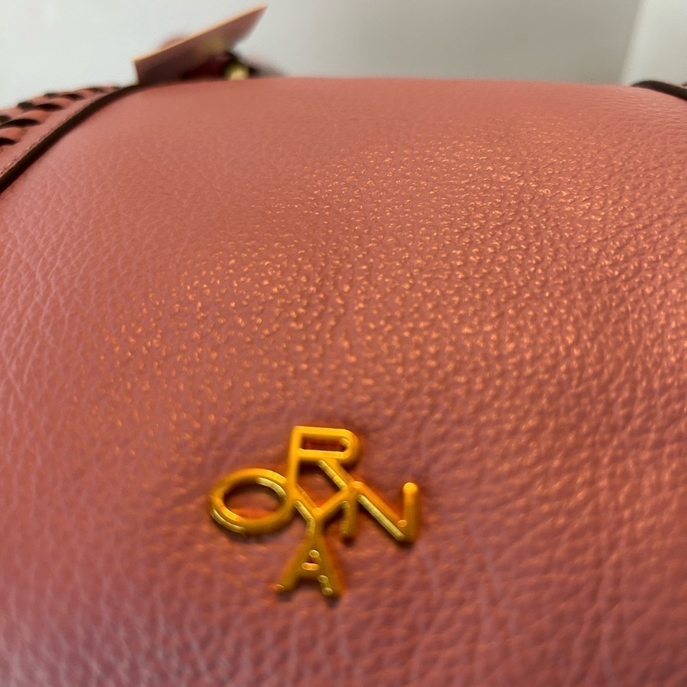 Oryanay NWT Lavender Pebble Leather Satchel - Picture 10 of 13